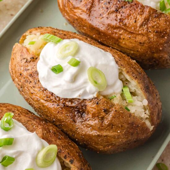 Perfect Baked Potatoes - Recipe photo by Tessies Table