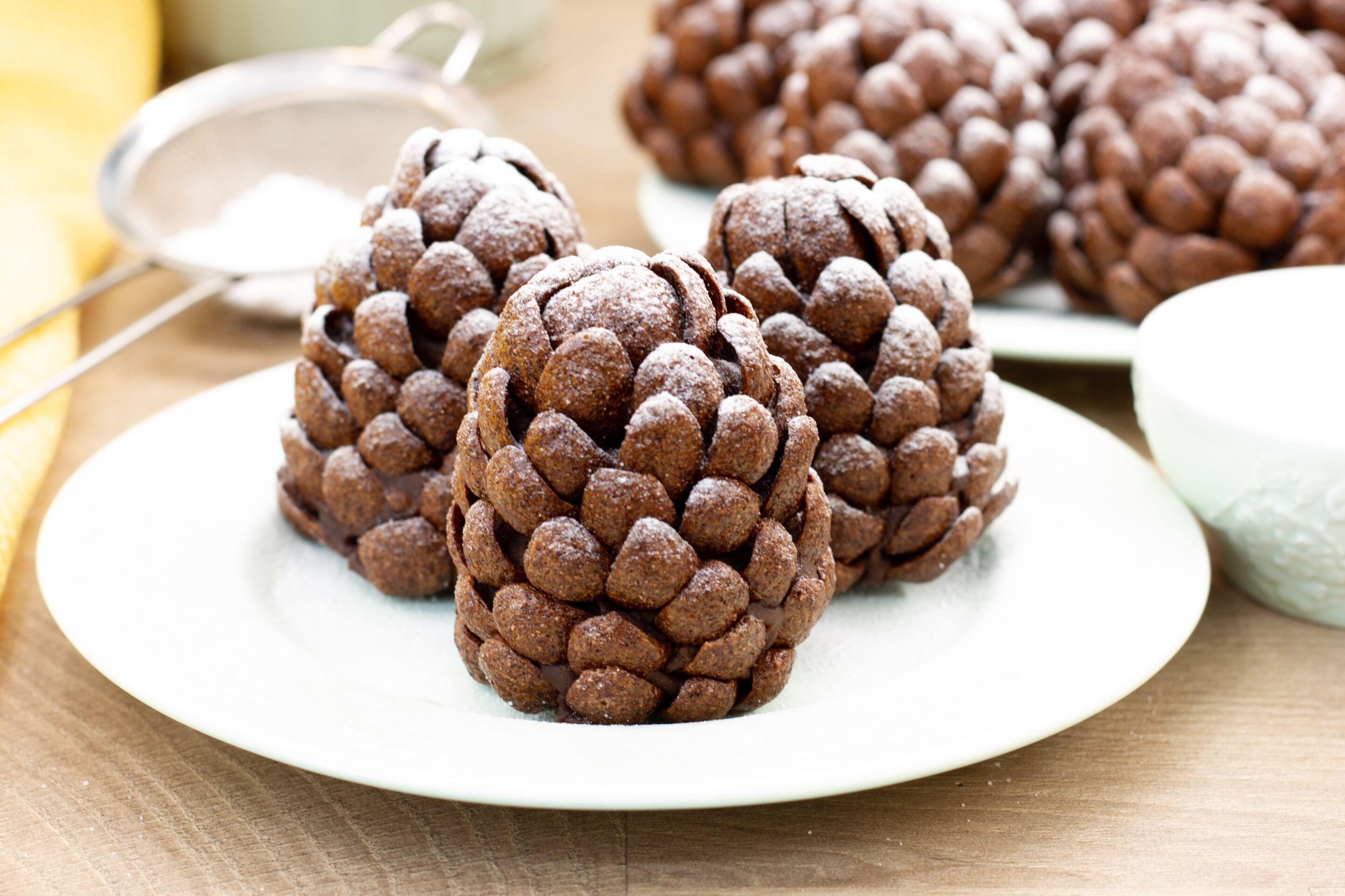 Chocolate Pinecones - Recipe photo by mecooks.com
