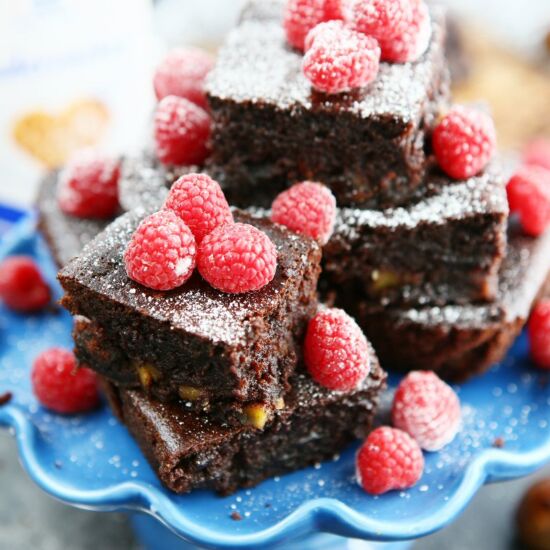 Chestnut and Prune Brownies - Recipe photo by Taste of Home