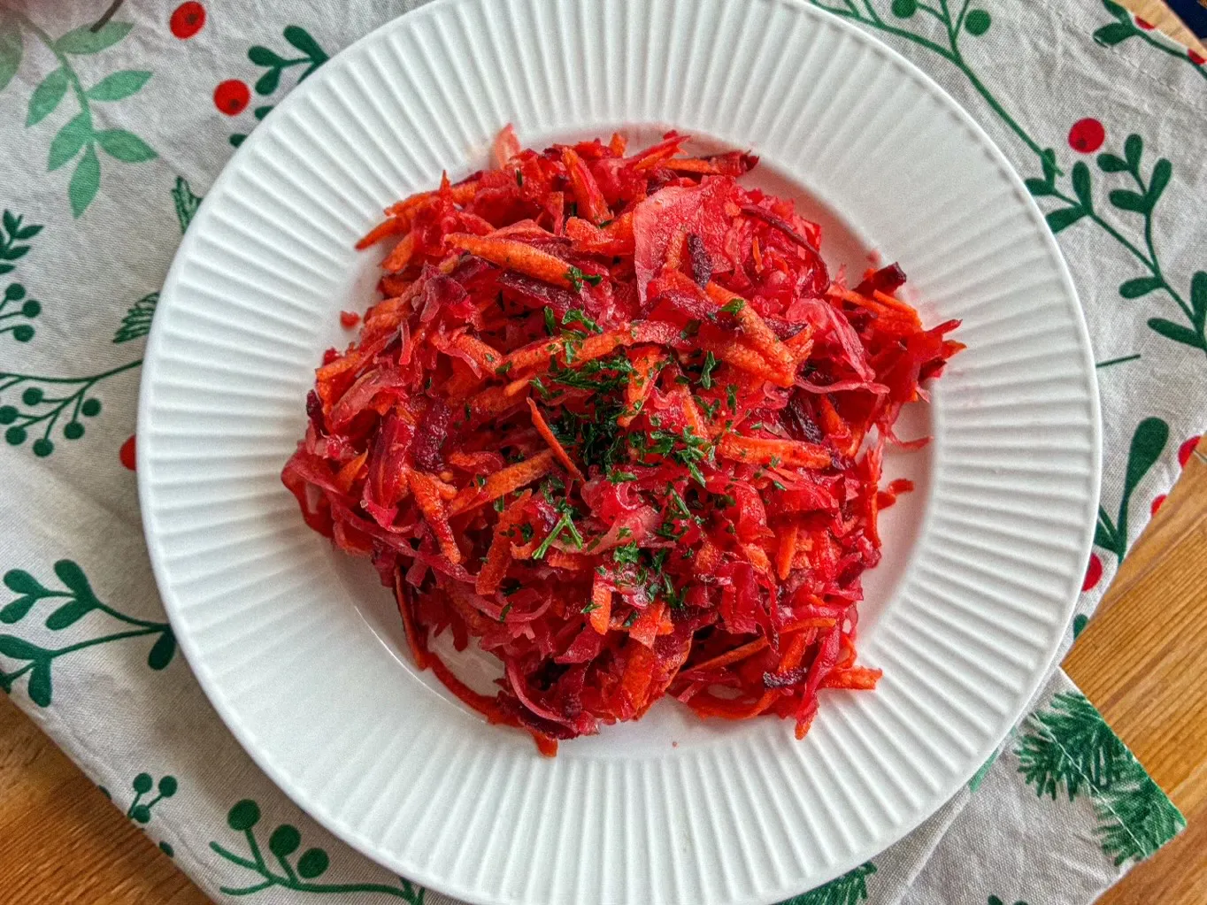 German Sauerkraut Salad - Recipe photo by theeuropeandish