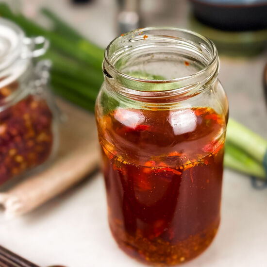 Homemade Sichuan Chili Oil - Recipe photo by Riktiga recept