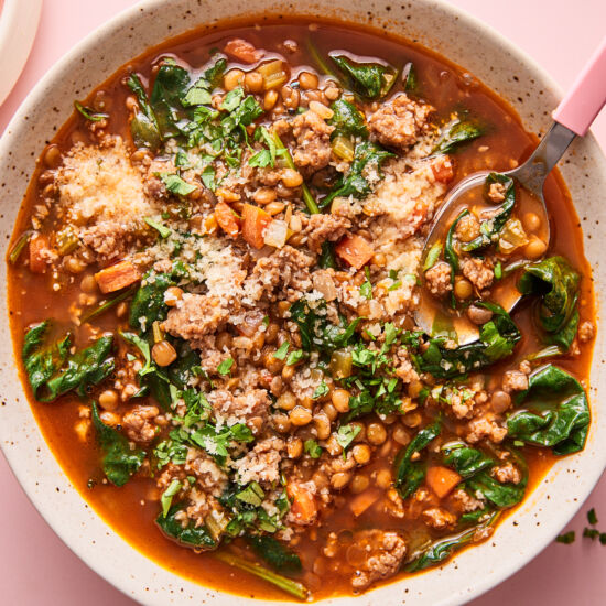 Sausage Lentil Soup - Recipe photo by myeverydaytable