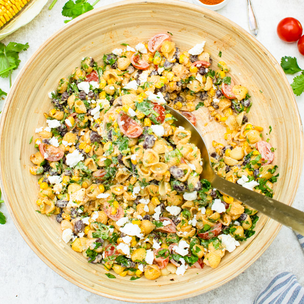 Mexican Street Corn Pasta Salad - Recipe photo by theflexitarian