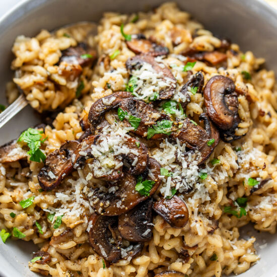Mushroom Risotto - Recipe photo by Savingroomfordessert
