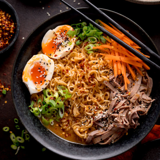 Peanut Butter Ramen - Recipe photo by KitchenSanctuary