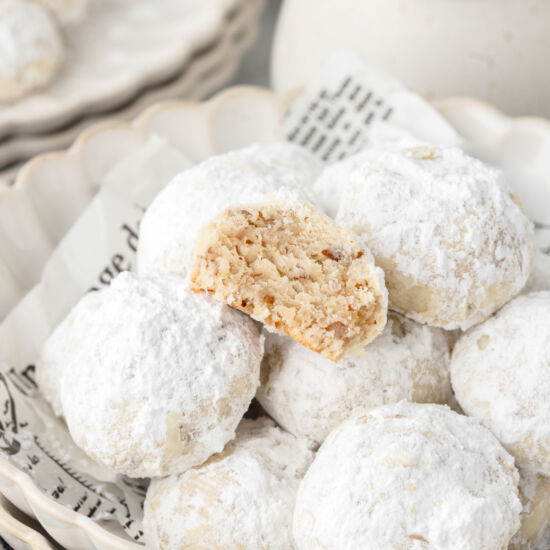 Pecan Snowball Cookies - Recipe photo by LittleChefWithin