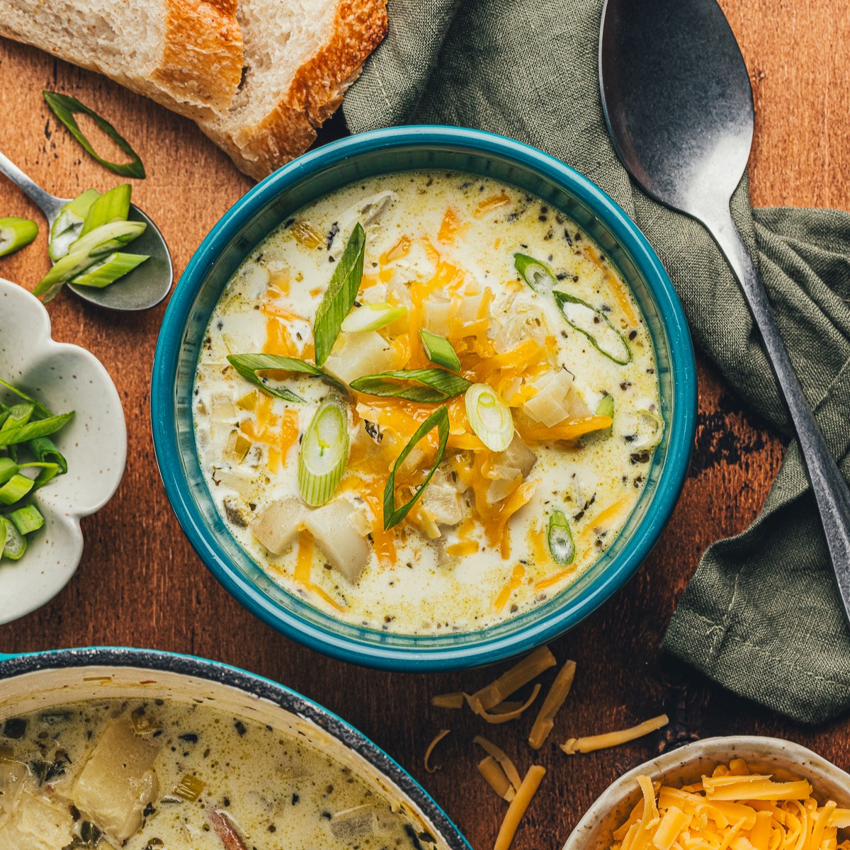 Potato Chowder with Hakurei Turnips - Recipe photo by sweetmiscellany
