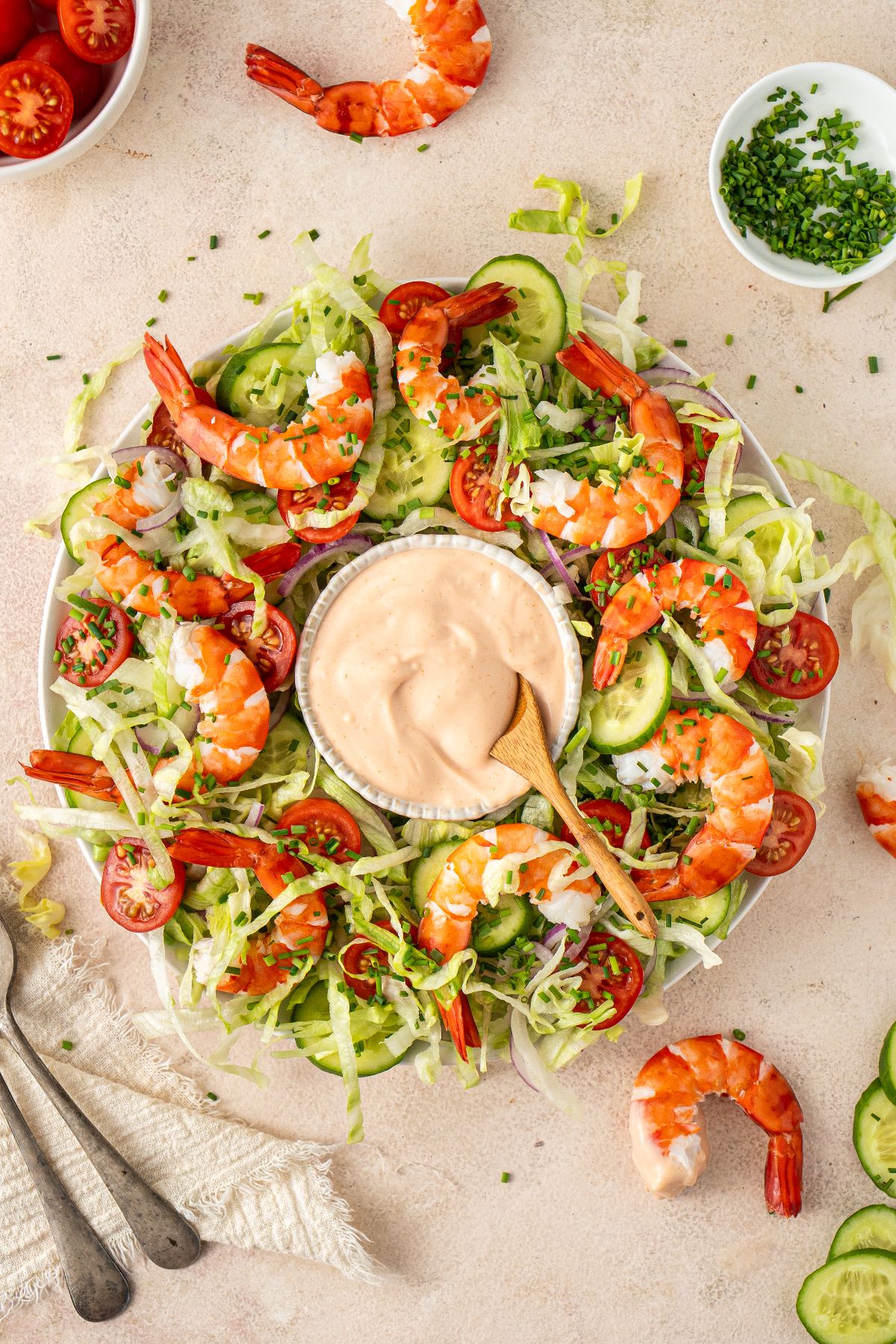 Prawn Cocktail Wreath Salad - Recipe photo by itsnotcomplicatedrecipes