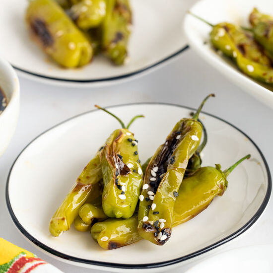 Shishito Peppers with Ponzu Sauce - Recipe photo by maryobrien