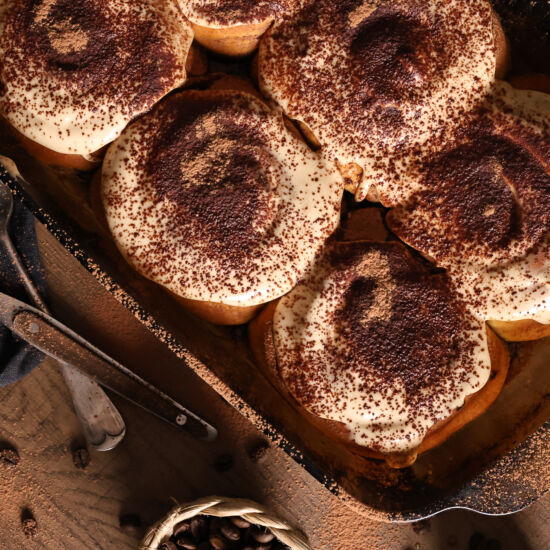Tiramisu Cinnamon Rolls - Recipe photo by Apinchofzest