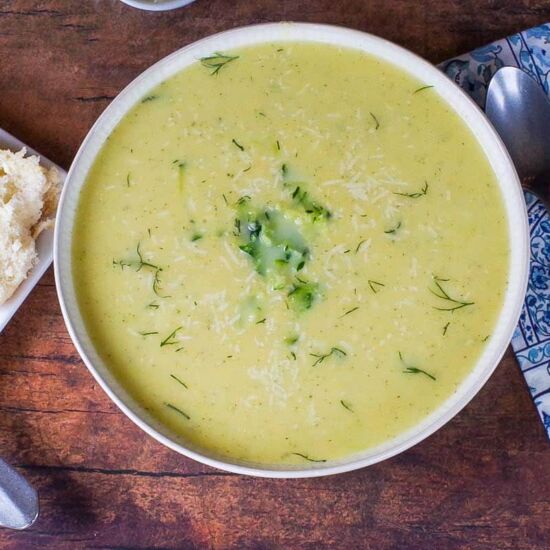 Zucchini Potato Soup - Recipe photo by Food Meanderings