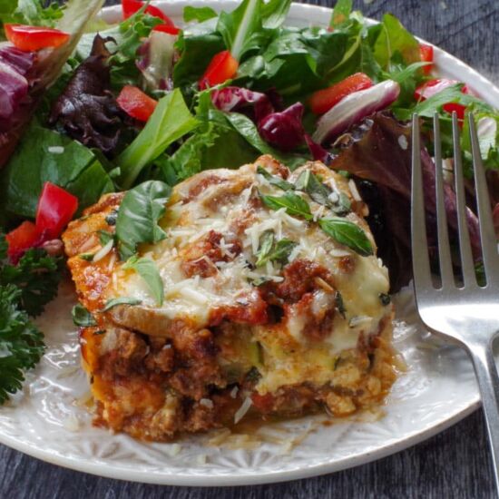 Ground Beef Zucchini Lasagna - Recipe photo by Food Meanderings