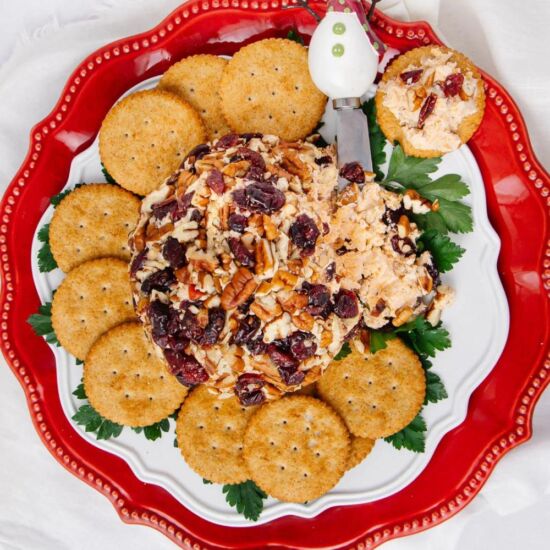 Cranberry & Pecan Cheese Ball - Recipe photo by Intentional Hospitality