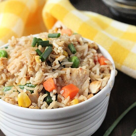 Chicken Fried Rice - Recipe photo by recipesmymomgavemeblog
