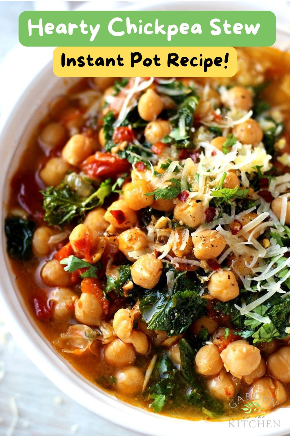 Moroccan Chickpea Stew - Recipe photo by Garden in the kitchen