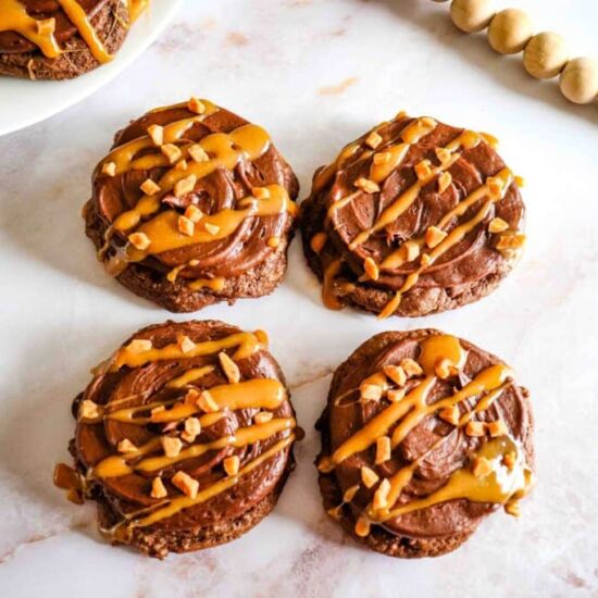 Chocolate-Caramel Cookies - Recipe photo by jenn@cookwhatyoulove.com