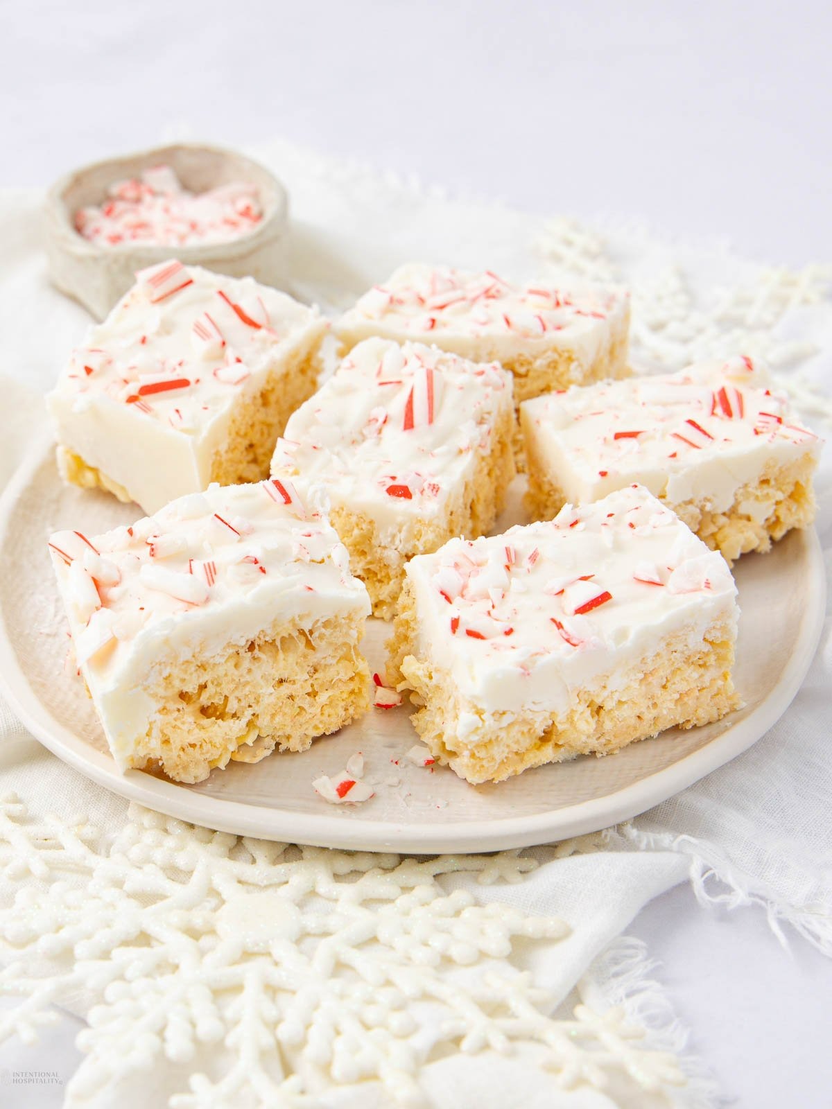 Christmas Rice Krispies with Candy - Recipe photo by Intentional Hospitality