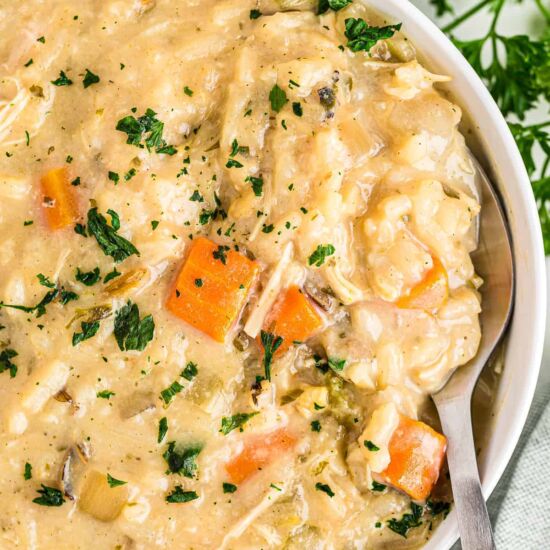 Crockpot Chicken Wild Rice Soup - Recipe photo by Easy Chicken Recipes
