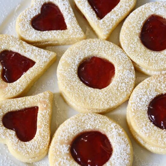 Authentic Linzer Cookies - Recipe photo by ourgabledhome
