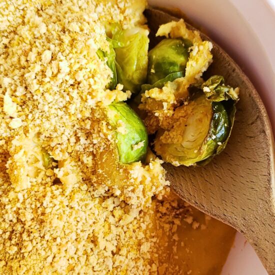 Low Carb Brussel Sprout Casserole - Recipe photo by Intentionally Eat