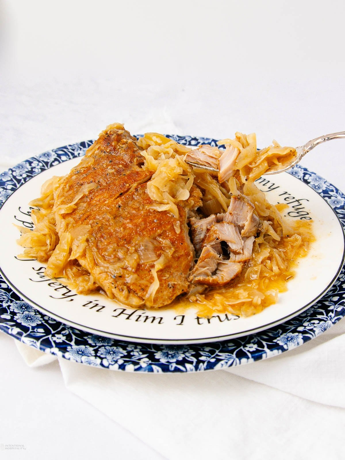 Pork and Sauerkraut with Rich Gravy - Recipe photo by Intentional Hospitality