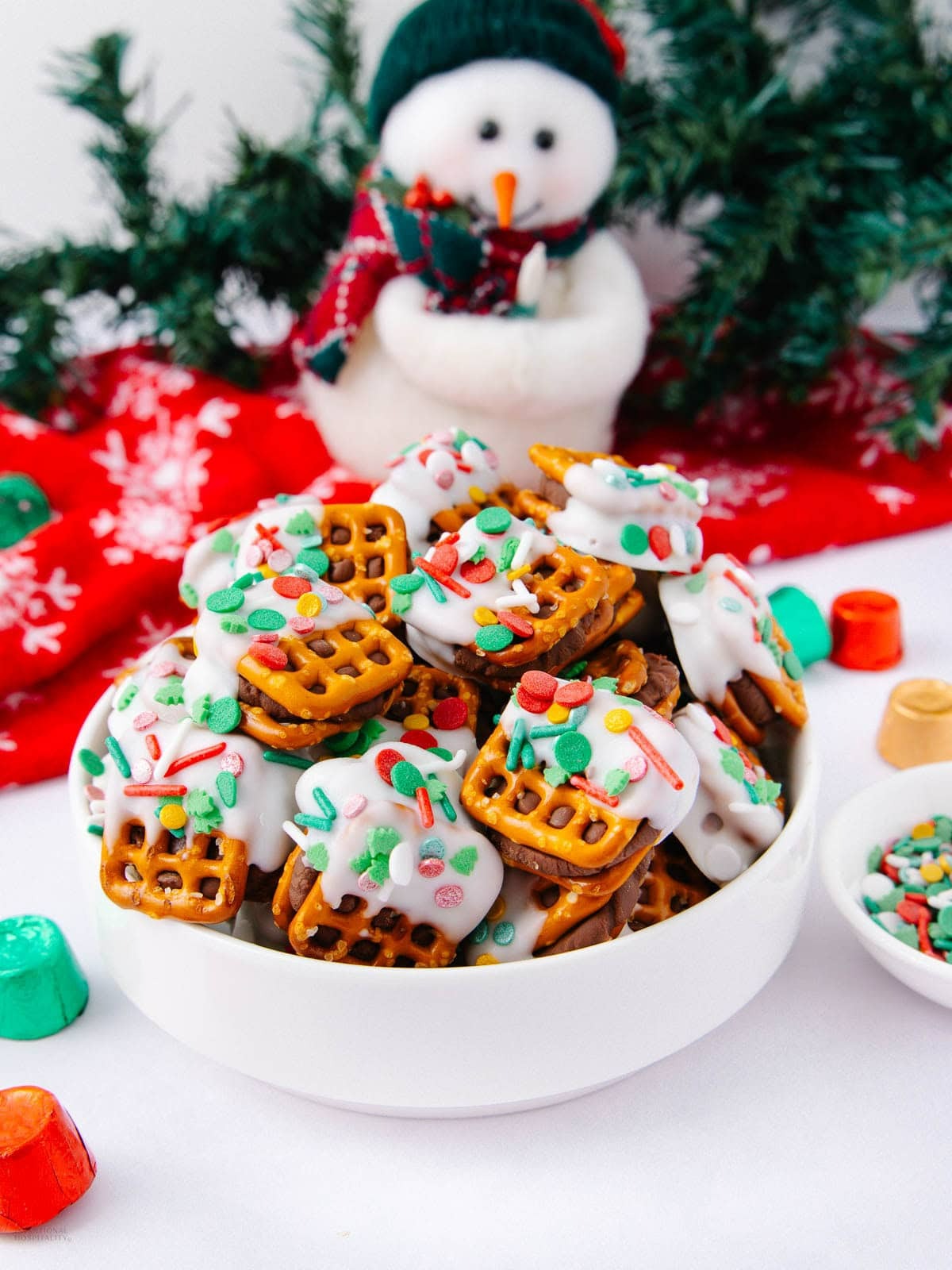 Christmas Pretzel and Rolo - Recipe photo by Intentional Hospitality