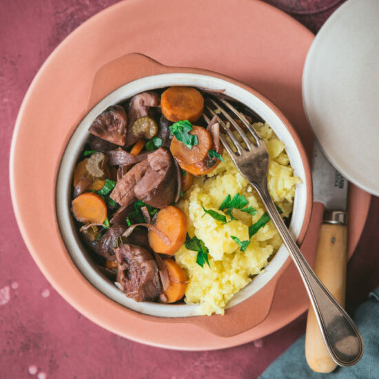 Vegetarian Beef Bourguignon - Recipe photo by zesttangerine