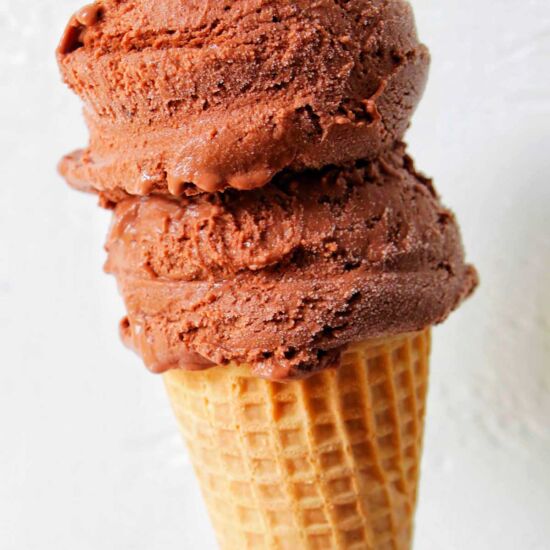 Chocolate Red Wine Italian Gelato - Recipe photo by homebodyeats