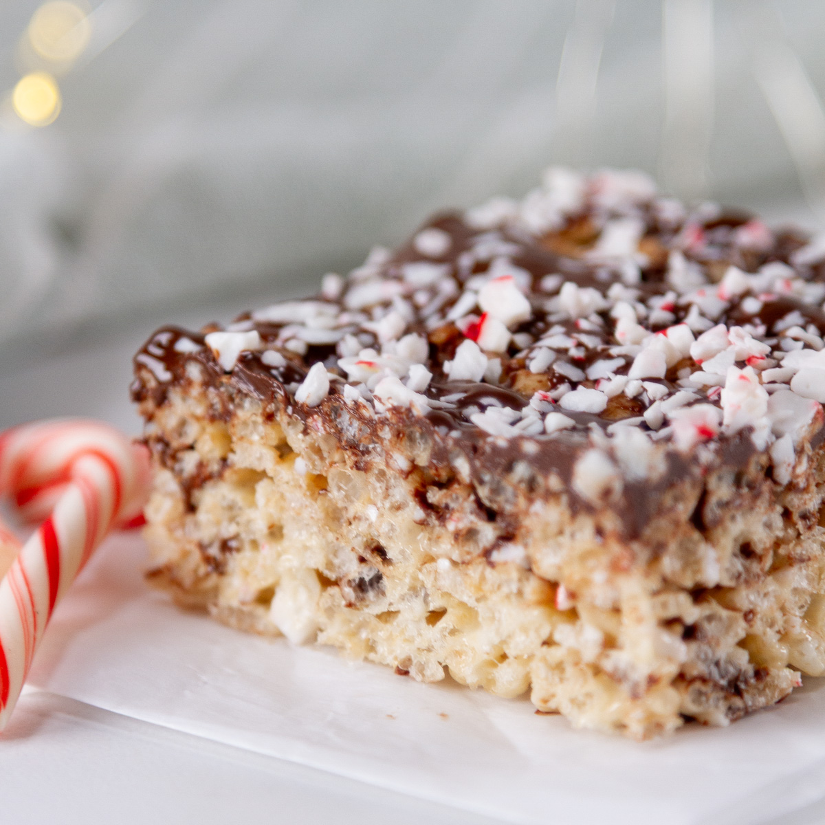 Peppermint Rice Krispies Treats - Recipe photo by LifeCurrents