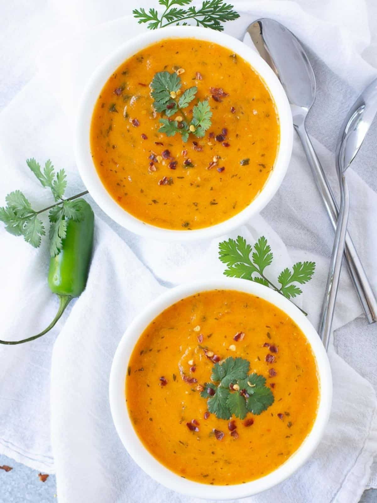 Creamy Mexican Tomato Soup - Recipe photo by Intentional Hospitality