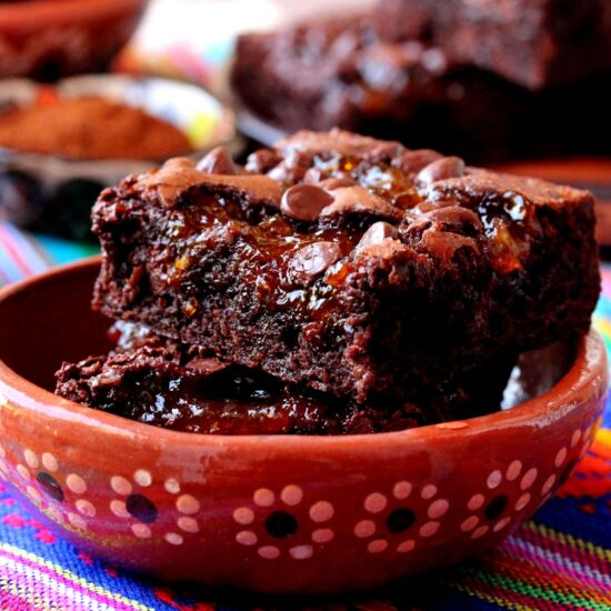 Chipotle Brownies with Apricot - Recipe photo by CouponClippingCook