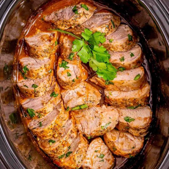 Slow Cooker Pork Tenderloin - Recipe photo by MamaNeedsCake