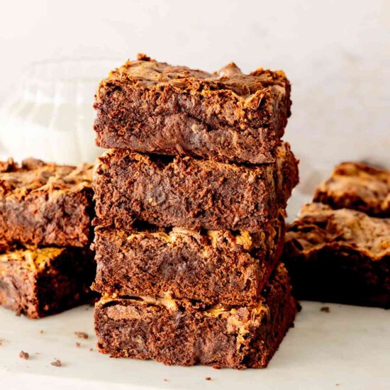 Peanut Butter Chocolate Brownies - Recipe photo by MamaNeedsCake