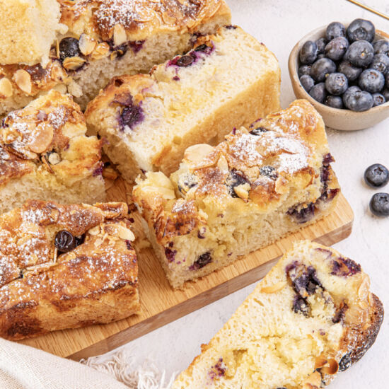 Almond Croissant Focaccia - Recipe photo by spicyicecream