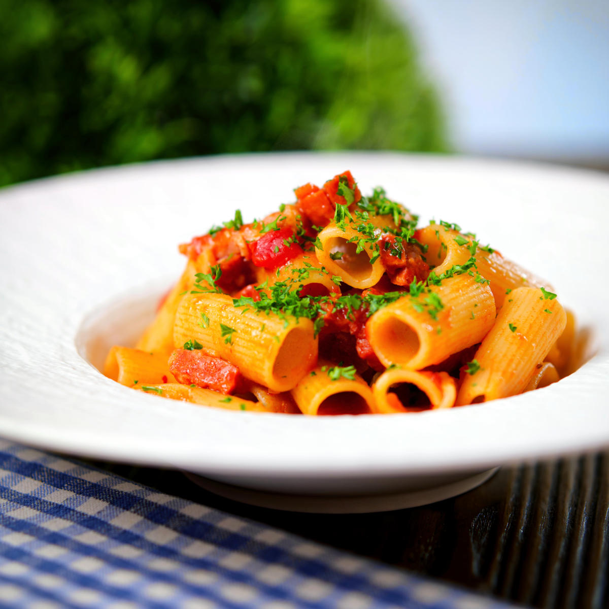 Chorizo and Bacon Pasta - Recipe photo by Brian Jones