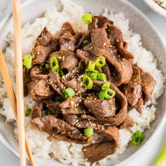Bulgogi (Korean BBQ Beef) - Recipe photo by I Heart Naptime