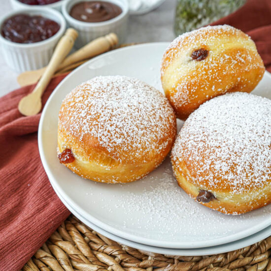 Berliner (German Filled Doughnuts) - Recipe photo by TaraMCTable