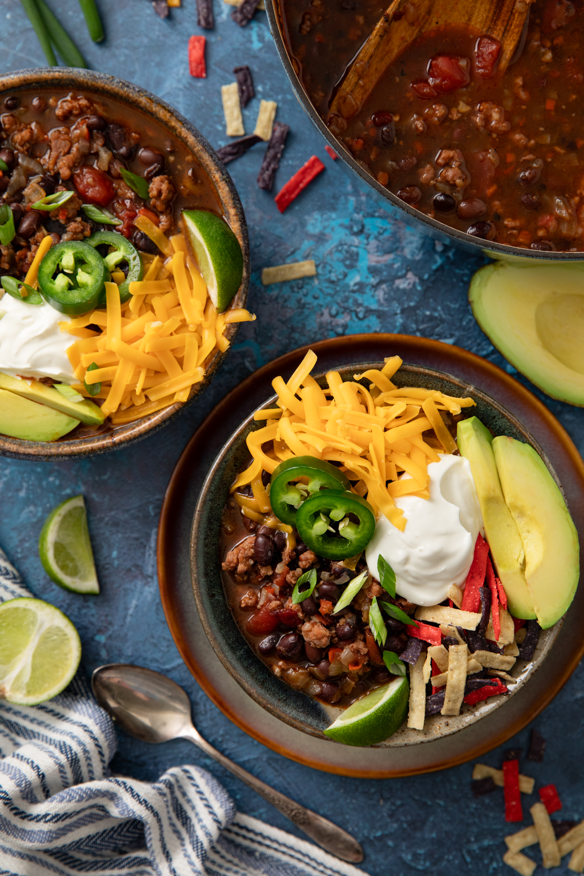 Black Bean Chili with Chorizo - Recipe photo by mealstreetkitchen