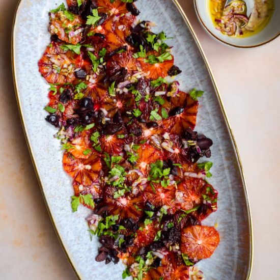 Blood Orange & Black Olive Salad - Recipe photo by missrachelphipps