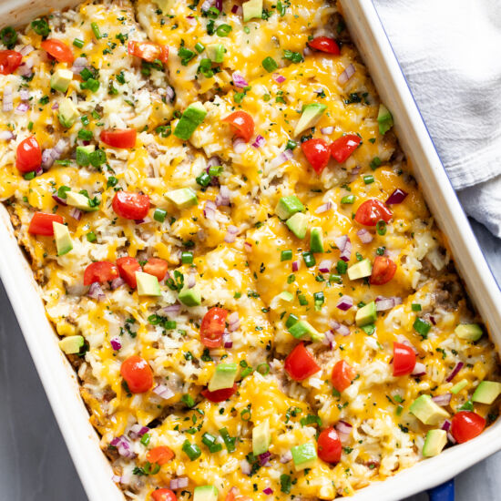 Burrito Casserole - Recipe photo by TheCozyCook