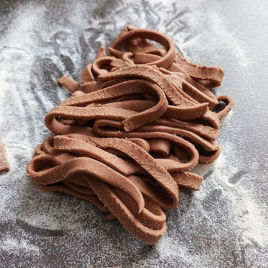 Chestnut Pasta from Scratch - Recipe photo by 2pots2cook