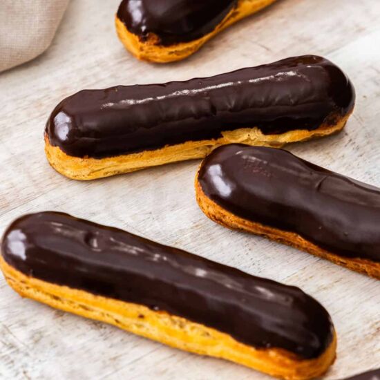 Chocolate Glaze (for Eclairs) - Recipe photo by thebutterycrust