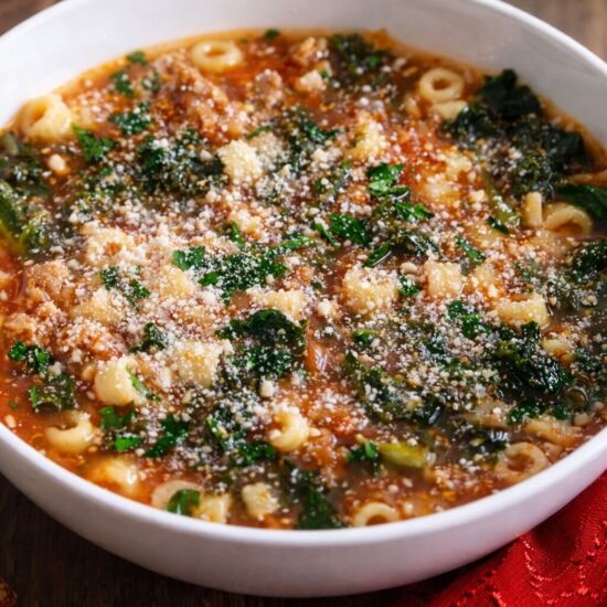 Italian Sausage Soup - Recipe photo by Meredith