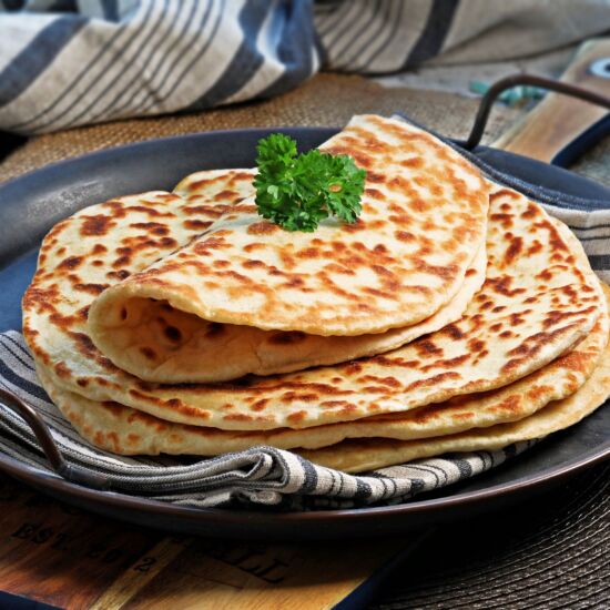 Easy Spelt Yogurt Flatbread - Recipe photo by FabFood4All