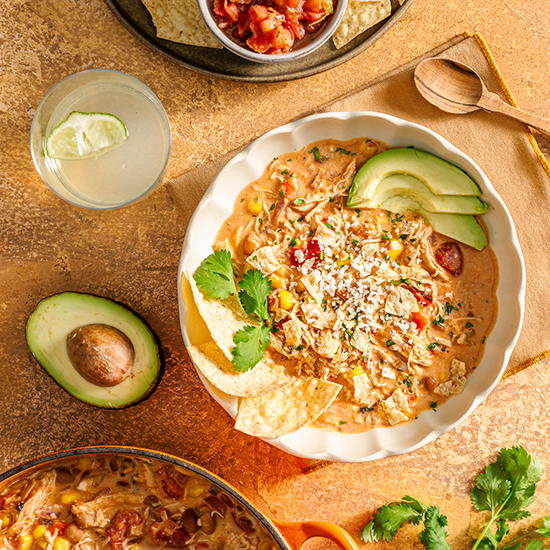 Creamy Chipotle Chicken Taco Soup - Recipe photo by sipandsanity