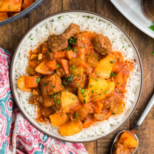 Hawaiian Beef Stew - Recipe photo by KitchenDivas