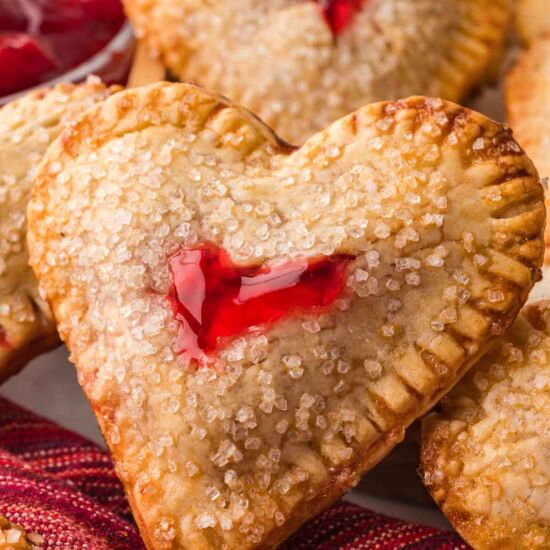 Heart Shaped Cherry Hand Pies - Recipe photo by Tessies Table