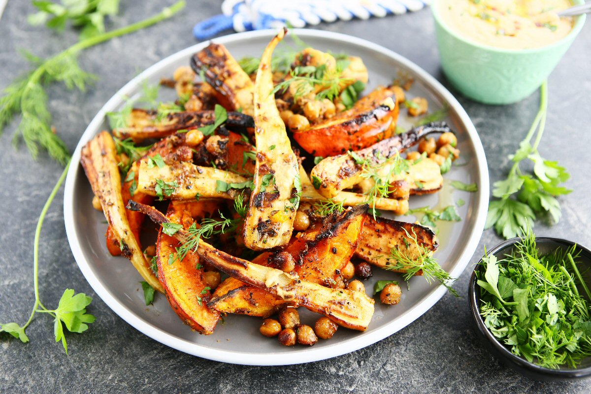 Roasted Pumpkin & Parsley Root - Recipe photo by angiesrecipes