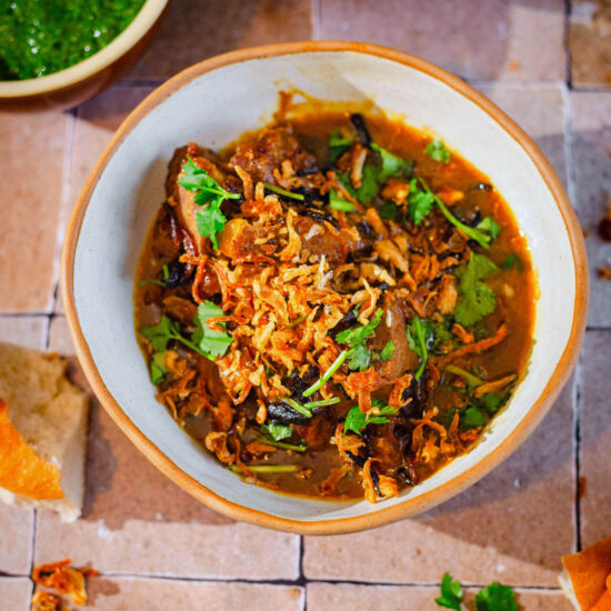 Authentic Pakistani Nihari - Recipe photo by tiffinandteaofficial