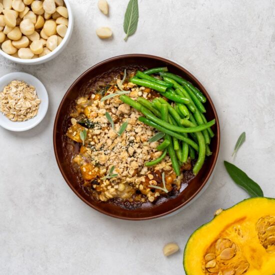 Macadamia Crumble Pots - Recipe photo by Love Macadamia